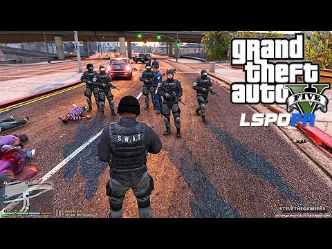 GTA 5 LSPDFR 0.3 - EPiSODE 19 - LET'S BE COPS - SWAT PATROL (GTA 5 PC POLICE)