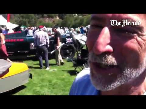 #TheQuail #motorsports  gathering Brian Pollack with his 1932 Morgan Aero Super Sports three wheeler