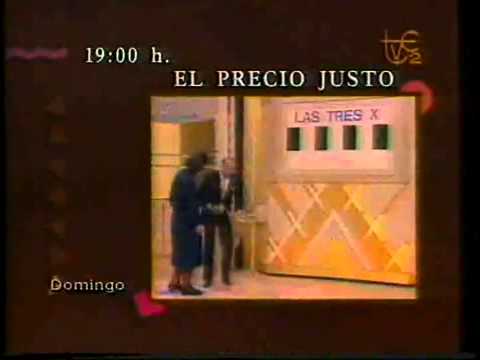 TVE-2 1990 - Publicidad, promoción, avance programación infantil