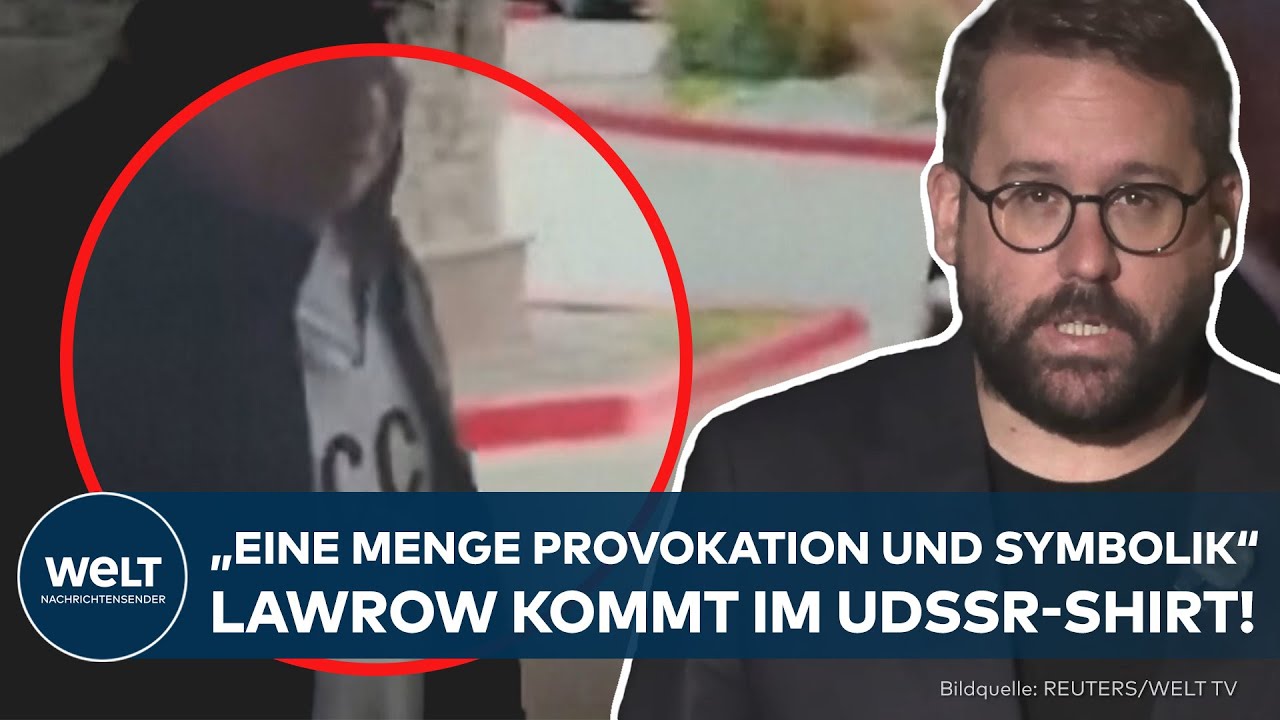 UdSSR-SHIRT IN ALASKA: „Lawrow will hier offenbar die alte und neue Macht der Russen demonstrieren“