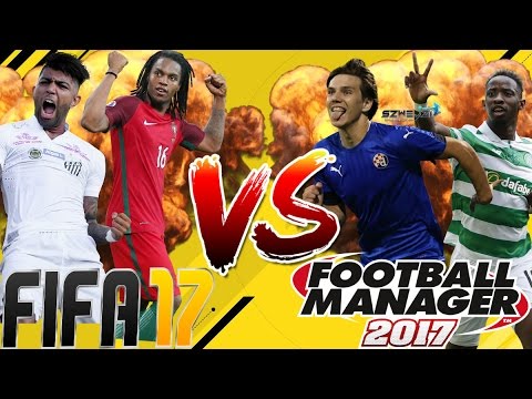 FIFA 17 WONDERKIDS VS FOOTBALL MANAGER 2017 WONDERKIDS