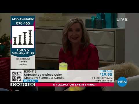 Unmatched 6piece Color Changing Flameless Candle