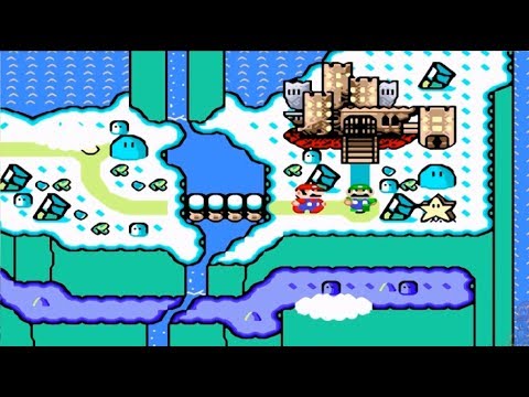 New Super Mario World: The Best Mario Christmas - WORLD 5: Ice Castle