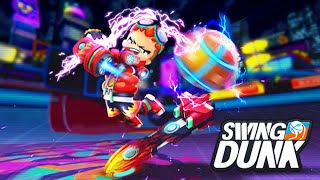 NEW Futuristic Basketball Game! SWING DUNK Tutorial & Gameplay