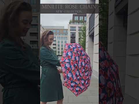 Видеообзор Женский зонт Fulton L354 Minilite-2 Rose Chain (Китайская роза)