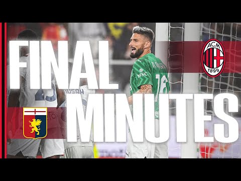 Pulisic scores, Giroud saves | The Final Minutes | Genoa 0-1 AC Milan | Serie A 2023/24