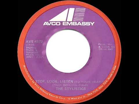 1971 HITS ARCHIVE: Stop, Look, Listen (To Your Heart) - Stylistics (mono 45)