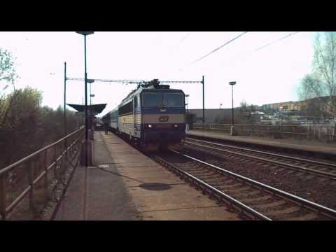 Odjezd vlaku R 617 Krušnohor (ČD 363.129) - Jirkov zastávka, 18. 4. 2013