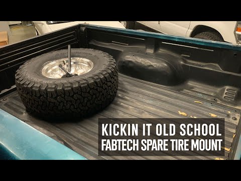How to Install a Fabtech Spare Tire Mount on a Ford Ranger.