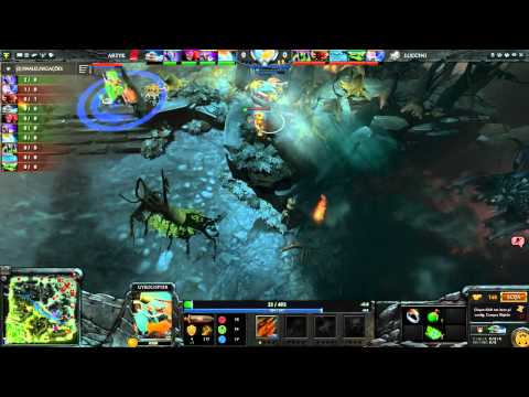 Artyk.Fuga Gyro at cliff - ARTYK VS LUCCINI - American Star League - Final Game