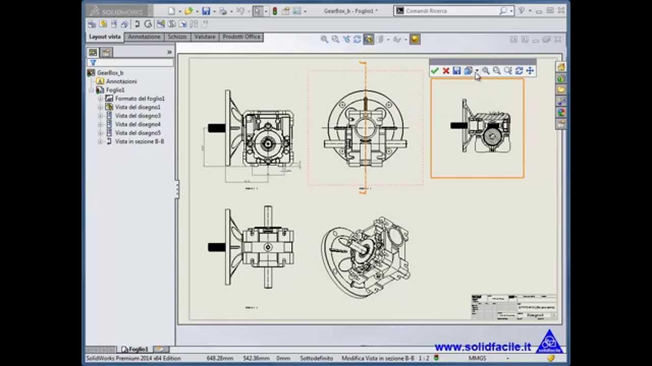 SolidFacile Standard 6 Manipolare viste di disegno