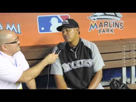 Wilton Lopez at Marlins Park