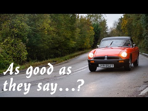 My First Drive In An MGB - Why You Should Buy One (1978 Rubber Bumper Roadster Road Test)