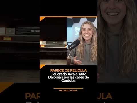 DeLoredo saco el Delorean a las CALLES DE CORDOBA #córdoba #córdobasincorruptos #cba