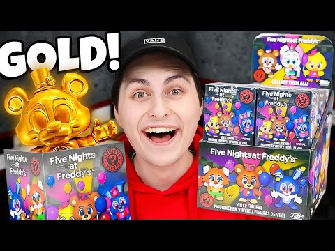 Opening 2 Cases Of Five Nights At Freddy's Mystery Minis! (1/72 Are Golden)