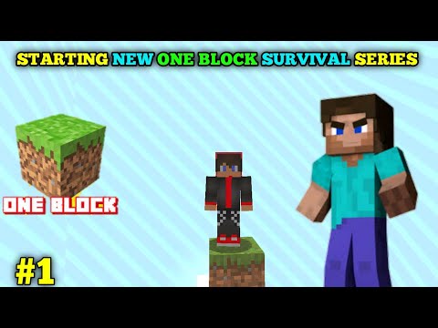 EPIC ONE BLOCK SURVIVAL SERIES | MINECRAFT #1