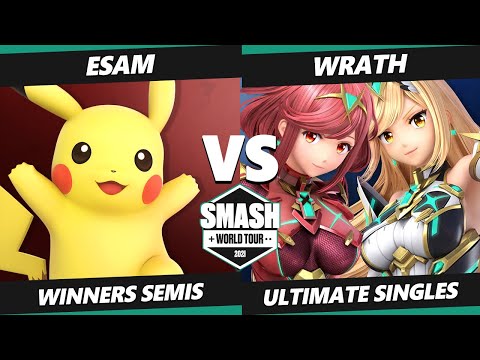 SWT NA Southeast Online Winners Semis - Wrath (Pyra Mythra, Sonic) Vs. ESAM (Pikachu) SSBU Ultimate