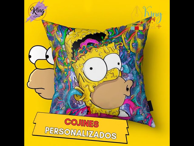 Vídeo relacionado con mundohuevo Cojin Decorativo, Original y Personalizado con Texto. Incluye Relleno. Rayo. Regalo Equipo de Futbol. Pon el Nombre y Numero Que Quieras. 42,5 x 42,5 cm. Agradable Tacto Algodon.