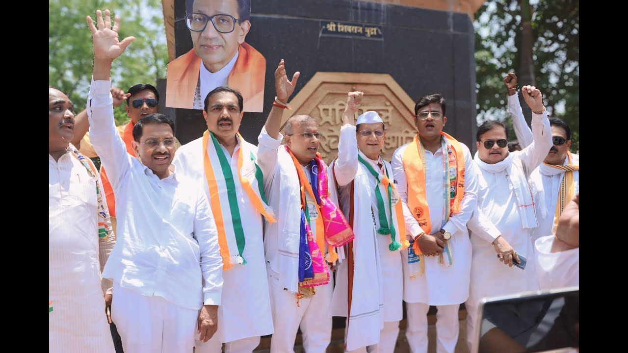 श्रीराम पाटील यांचे शक्ती प्रदर्शन करीत उमेदवारी अर्ज दाखल, शेतकऱ्यांच्या शेती साहित्यावर लावलेला जीएसटी काढू प्रदेशाध्यक्ष जयंत पाटील यांनी दिले आश्वासन