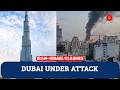 Us Israel Attack Iran Iranian Drones Strike Dubai Palm Jumeirah Fire Injures 4