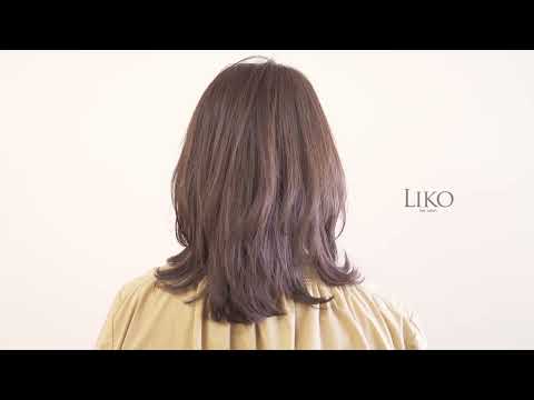 福岡今泉/LIKO hair salon/白髪ぼかしハイライト