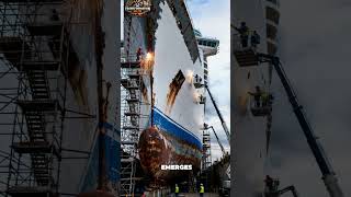 Abandoned Cruise Ship Transformed Into a Luxury Floating Hotel 😱 #Shorts #shorts #luxury