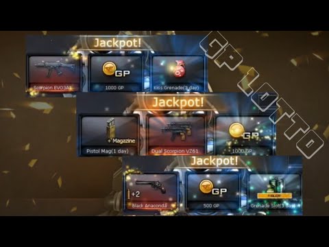 Crossfire Philippines GP Lotto (How to win: EVO3A1, DUAL SCORPION VZ61 and BLACK ANACONDA)