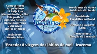 Beija Flor 2017 - Samba concorrente de J. Velloso e cia