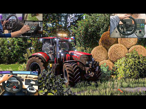 Landwirtschafts Simulator 22 Thrustmaster T248, Logitech G29 und Logitech G Saitek Lenkrad Gameplay