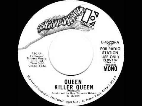 1975 Queen - Killer Queen (mono radio promo 45)