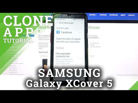 How to Clone Apps in SAMSUNG Galaxy XCover 5 – Make Dual Apps