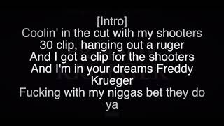 YNW Melly - Freddy Krueger ft. Tee Grizzley (Official Lyrics)