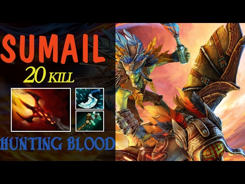 SumaiL (Batrider) - 20 kill Hunting Blood (Highlights)
