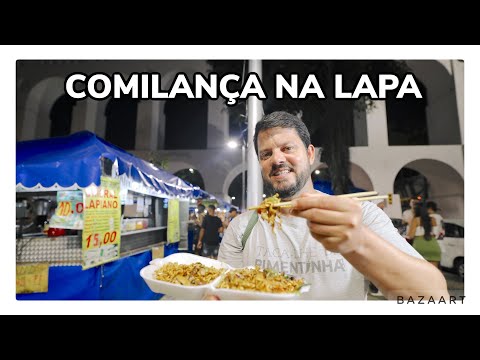 🔥FEROZ! Provando as COMIDAS da LAPA à noite - Rio de Janeiro | RIO4FUN