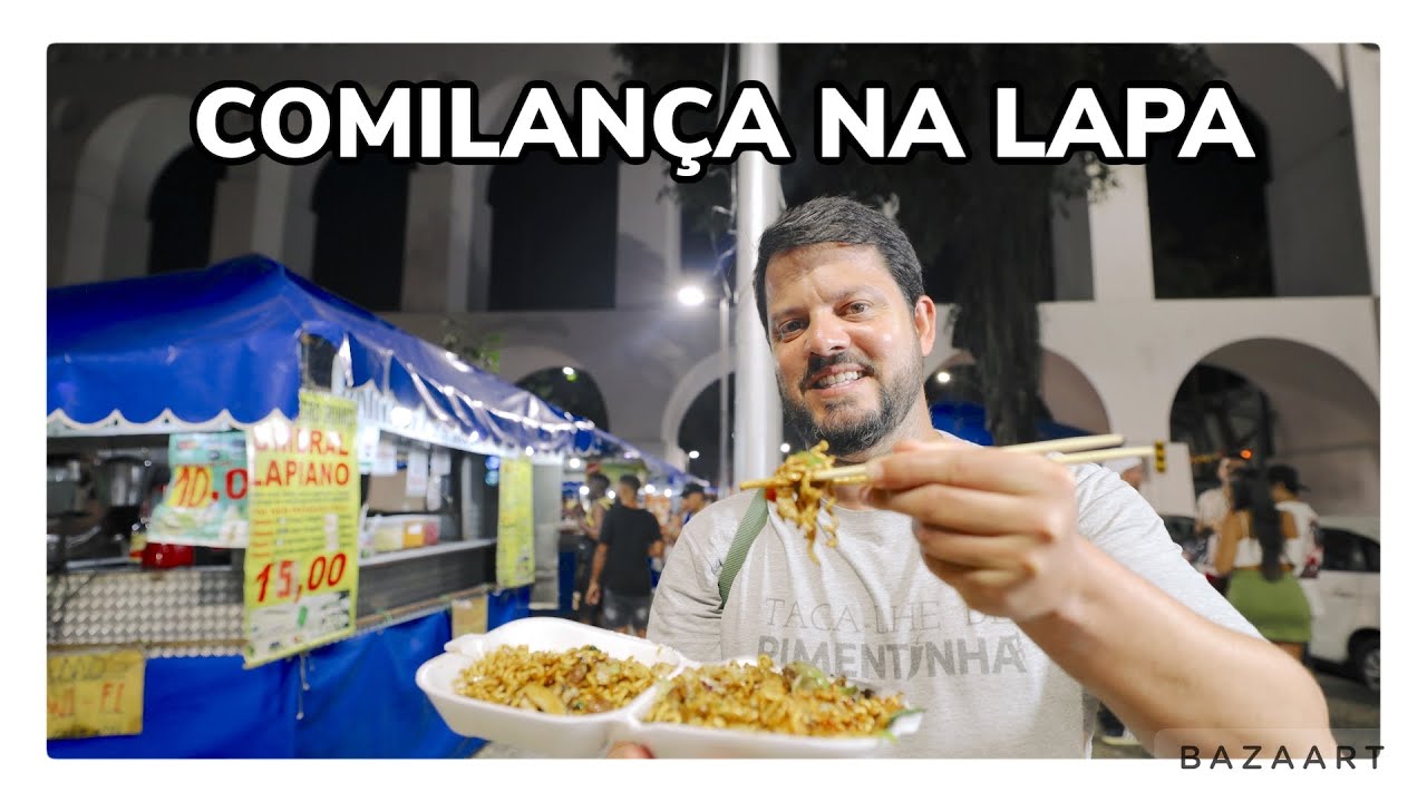 🔥FEROZ! Provando as COMIDAS da LAPA à noite - Rio de Janeiro | RIO4FUN