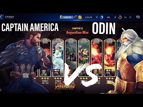 Captain America vs Odin Story mission 12-8