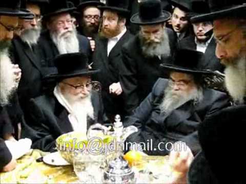 Skver Rebbe visiting Belzer Rebbe - Shvat 5771