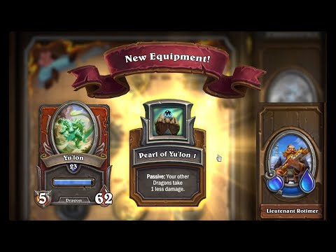 Hearthstone Mercenaries - Beating Heroic Rotimer in 2 TURNS for Yu'lon Equipment! (No commentary)