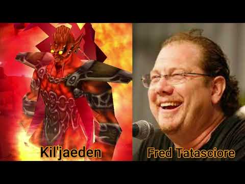 Character and Voice Actor -  Warcraft 3 Frozen Throne - Kil'jaeden - Fred Tatasciore