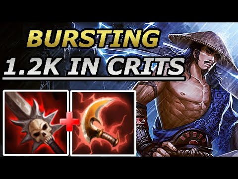1.2K Burst Crits, 100% Crit Chance (A-Z Susano) - Season 8 Masters Ranked 1v1 Duel - SMITE