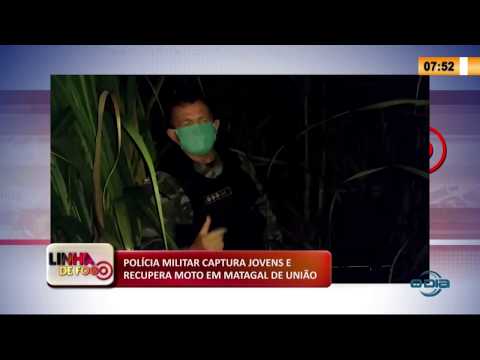 PM captura jovens e recupera moto em matagal de UniaÌƒo, PI (18 05 20)