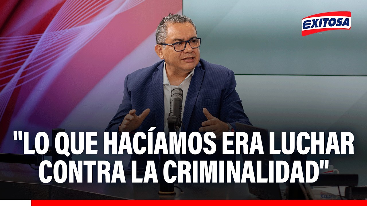🔴🔵 Santiváñez sobre su gestión en Mininter: "Lo que hacíamos era luchar contra la criminalidad"