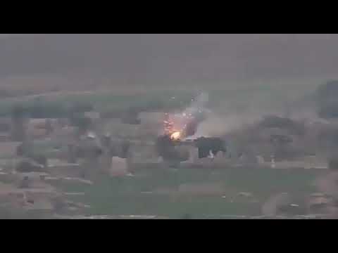 The defeat of the tank T-72 Azerbaijan with the RPG.