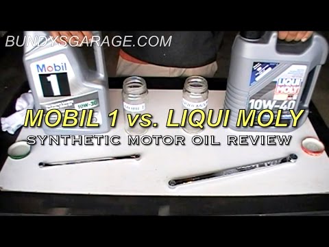 Mobil 1 vs. Liqui Moly - Synthetic Motor Oil Review - Bundys Garage