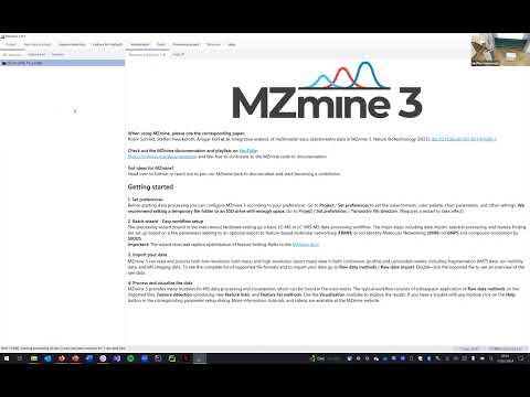 Eco-Metabolomics Workshop 2024 - Day 2 Session 8 - MZmine Hands-On (Steffen Heuckeroth)