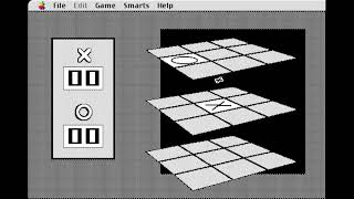 3D Tic Tac Toe for the Apple Macintosh