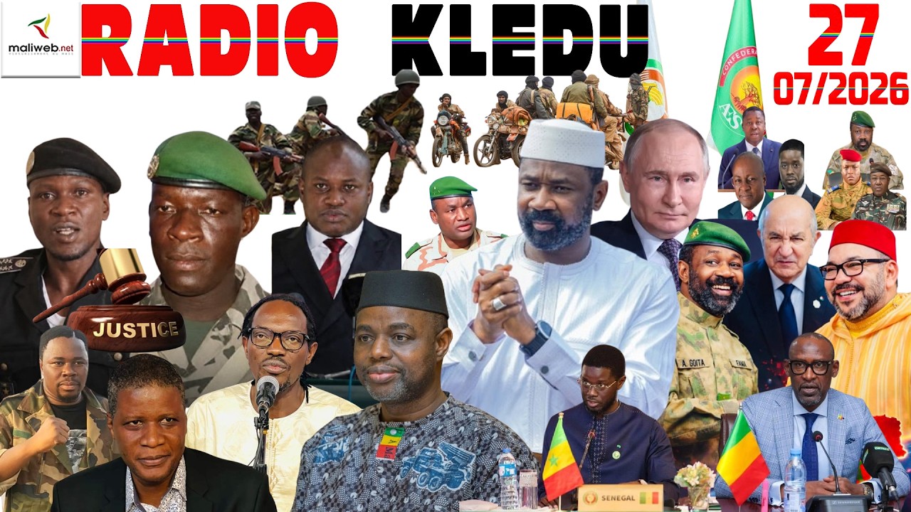 La Revue de Presse de la RADIO KLEDU du 27 Juillet 2026
