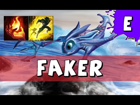 SKT T1 Faker as Fizz vs Corki MID - S6 Challenger SoloQ - League of Legends