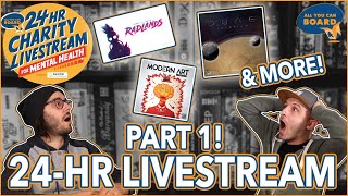 24-HR Charity Livestream for Mental Health | Part 1 | Radlands, Modern Art, Dune: Imperium + MORE!
