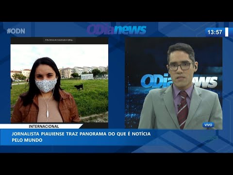 Jornalista piauiense traz panorama de notícias internacionais ao vivo de Lisboa 11 03 2021